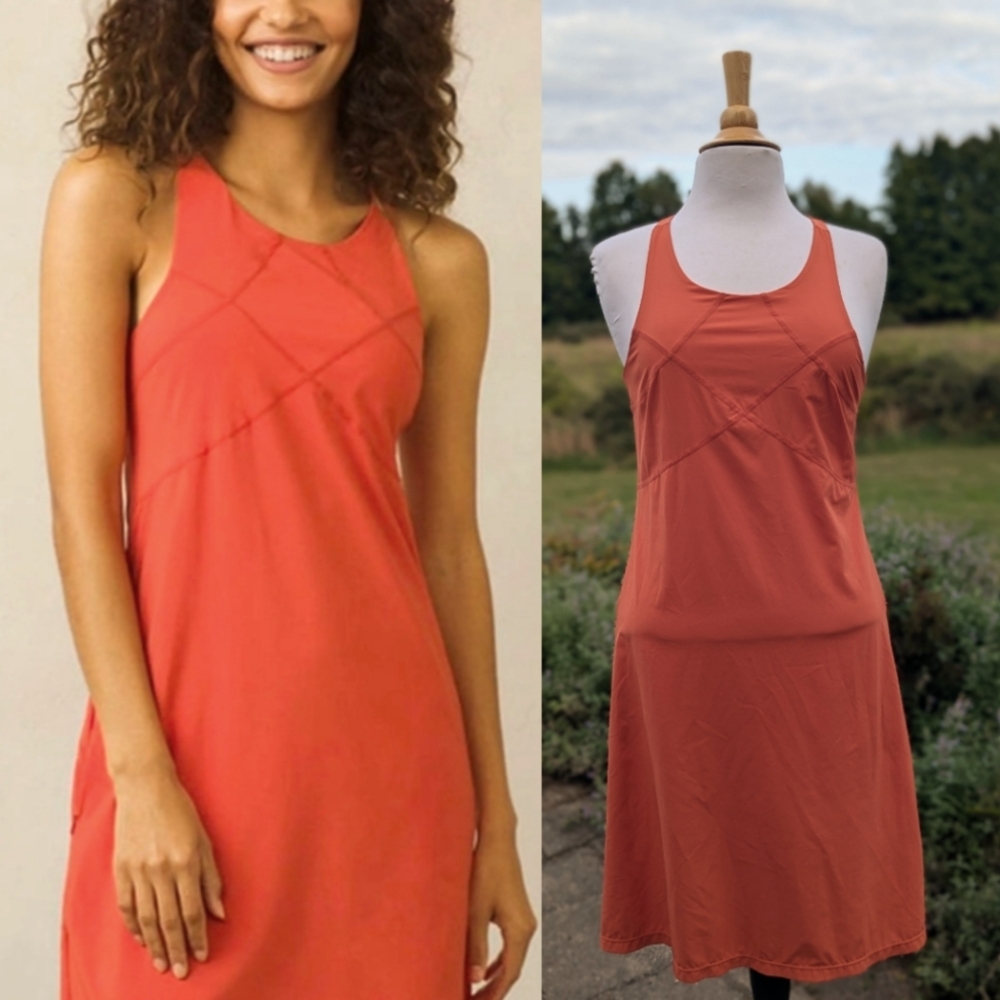Prana Barton Dress - Orange Size S